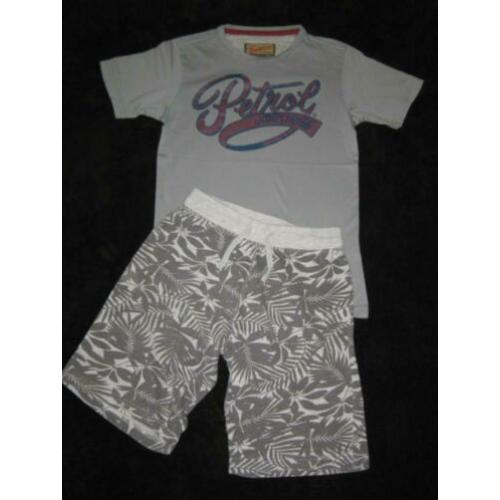 Gave grijze sweatshort maat 146/152.