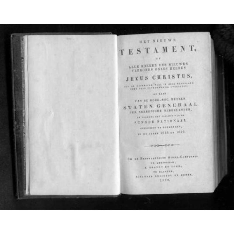 bijbel 1870 + Bijbeltje 1936 en Liedboek voor de kerken