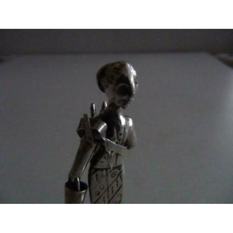 Miniatuur zilver AR11 vrouw emmers zilveren miniaturen