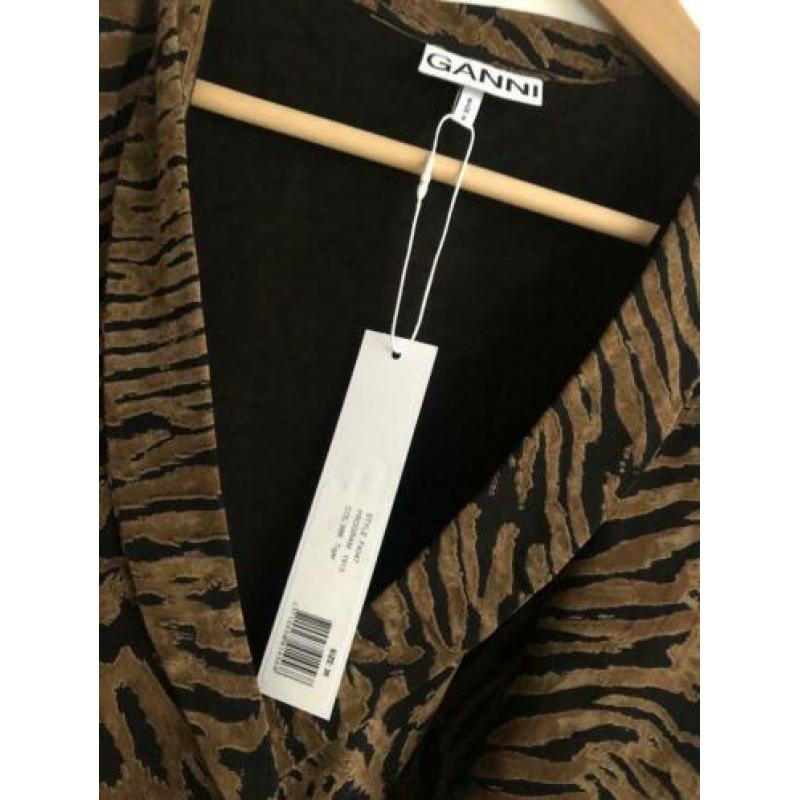 Ganni wrap dress jurk nieuw maat 36