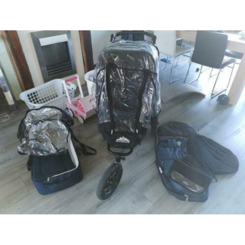Kinder wagen met alle toebehoren zomer winter