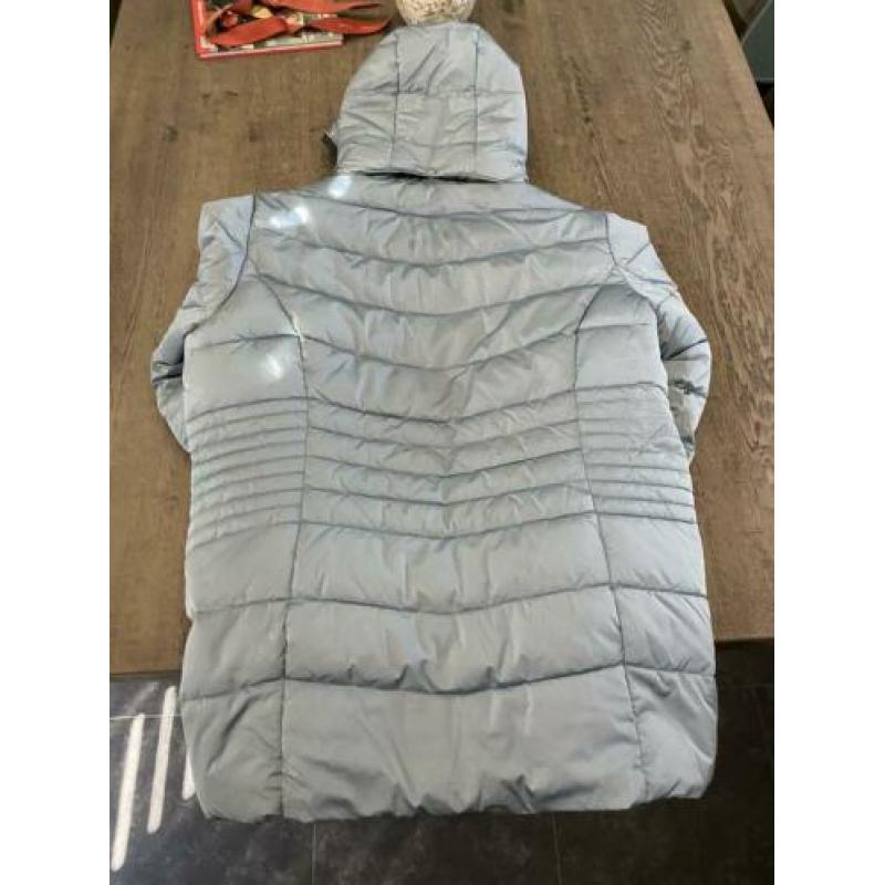 Zgan Korte Damesjas metalic blue maat 42