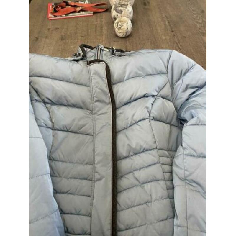 Zgan Korte Damesjas metalic blue maat 42