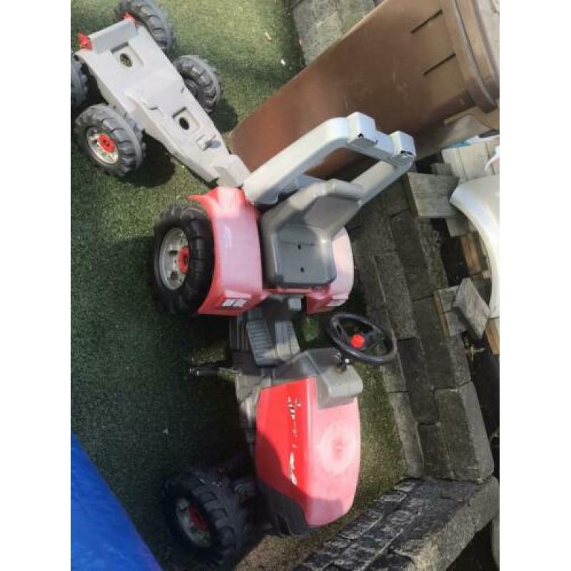 Tractor met aanhanger