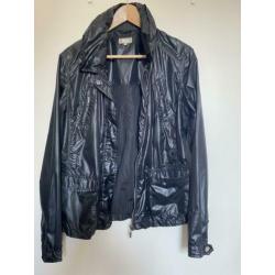 Jasje kort dames zwart glanzend maat L