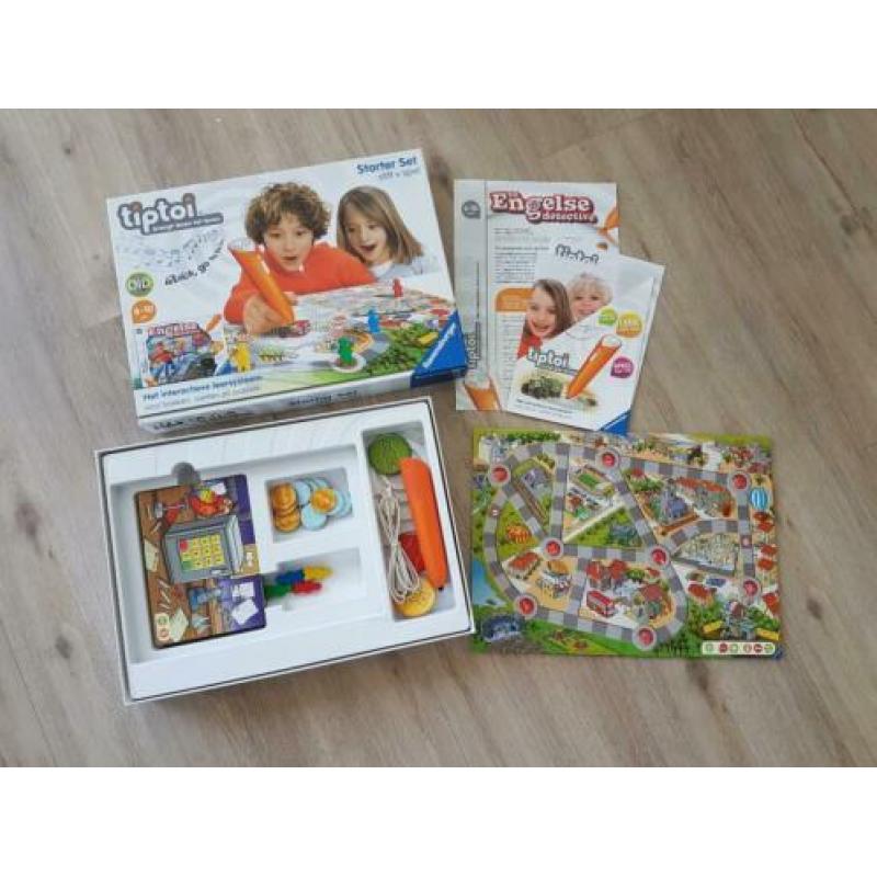 tiptoi startersset Engelse detective met 2 boeken