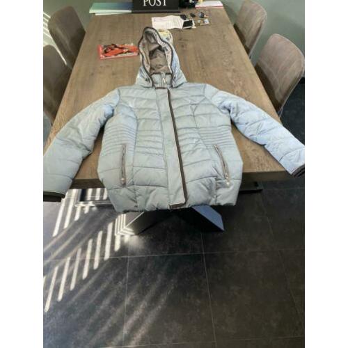 Zgan Korte Damesjas metalic blue maat 42