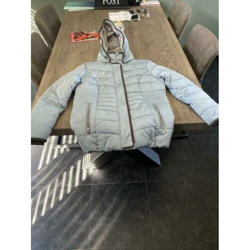 Zgan Korte Damesjas metalic blue maat 42