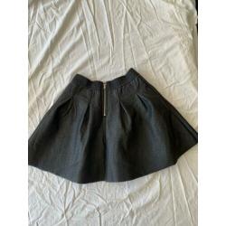 Zwarte plooien rok H&M