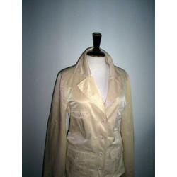 + NIEUW + beige BEAUTIFUL CLOTHING zomerjasje mt. 42