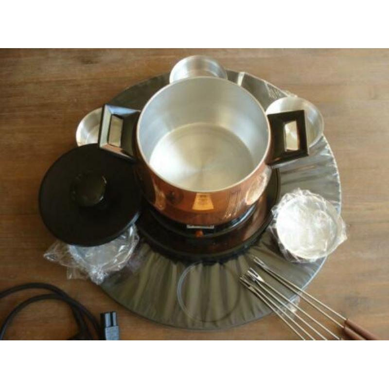 NIEUW Tefal Fonduestel, Electr.met Thermostaat+Onderblad