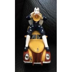 Modelauto Ford V8 Pinder met Clown op het dak