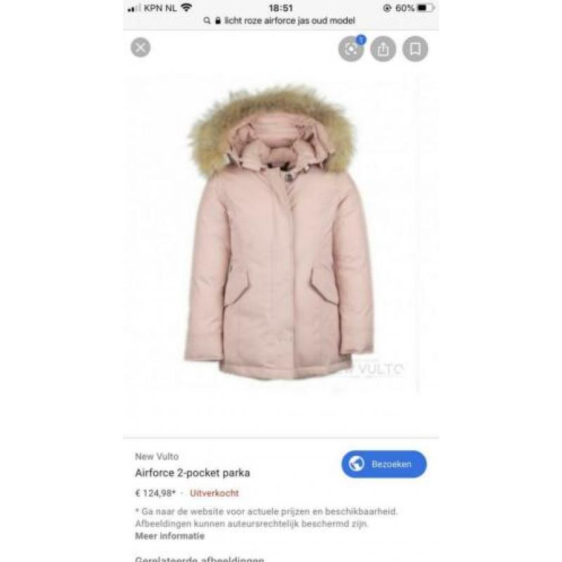 Officiële airforce winterjas