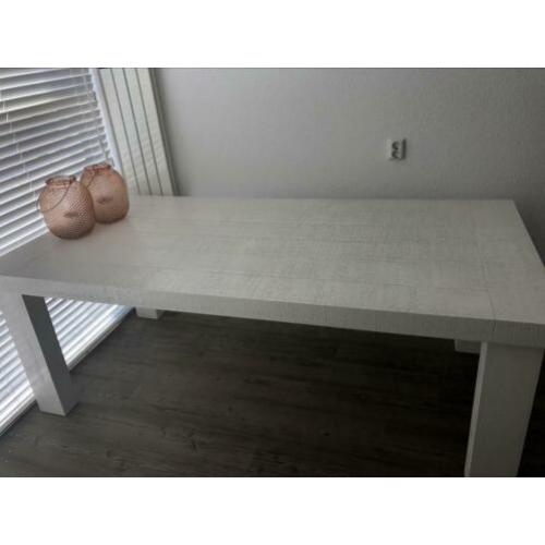 Eettafel wit 210 x 100