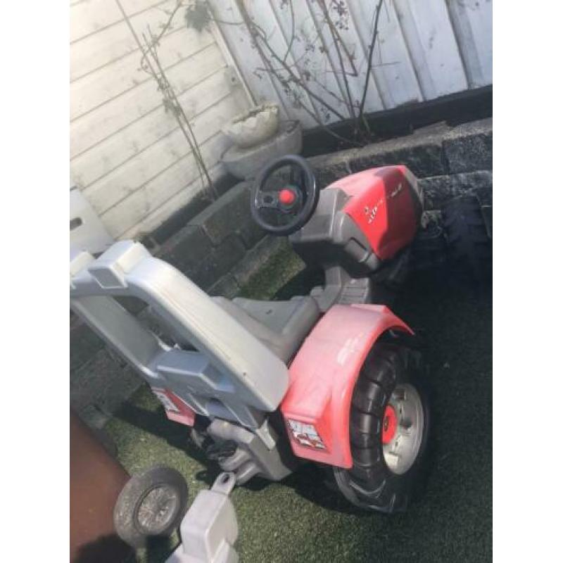 Tractor met aanhanger