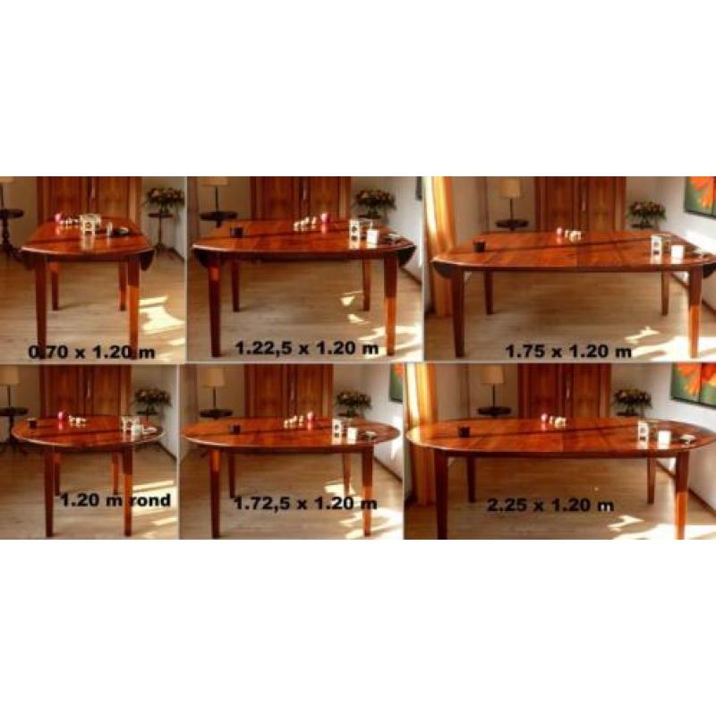 Fraaie geoliede kersen coulissen tafel, Cherry Company