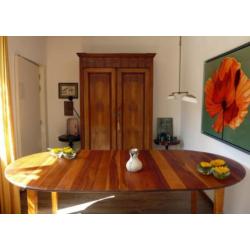 Fraaie geoliede kersen coulissen tafel, Cherry Company