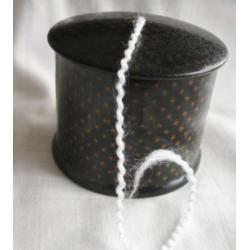 ANTIEK PAPIER MACHE KNOTTE HOUDER - ooq