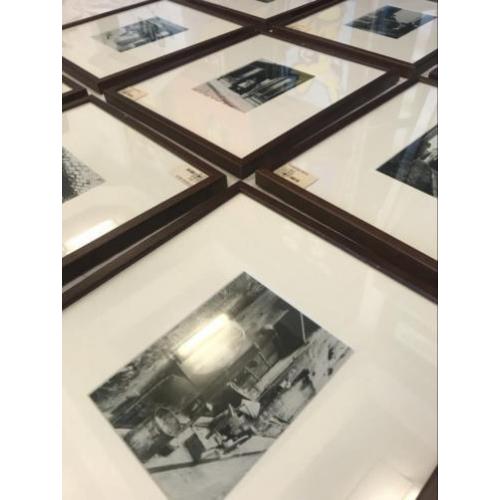 9 ingelijste vintage fotos