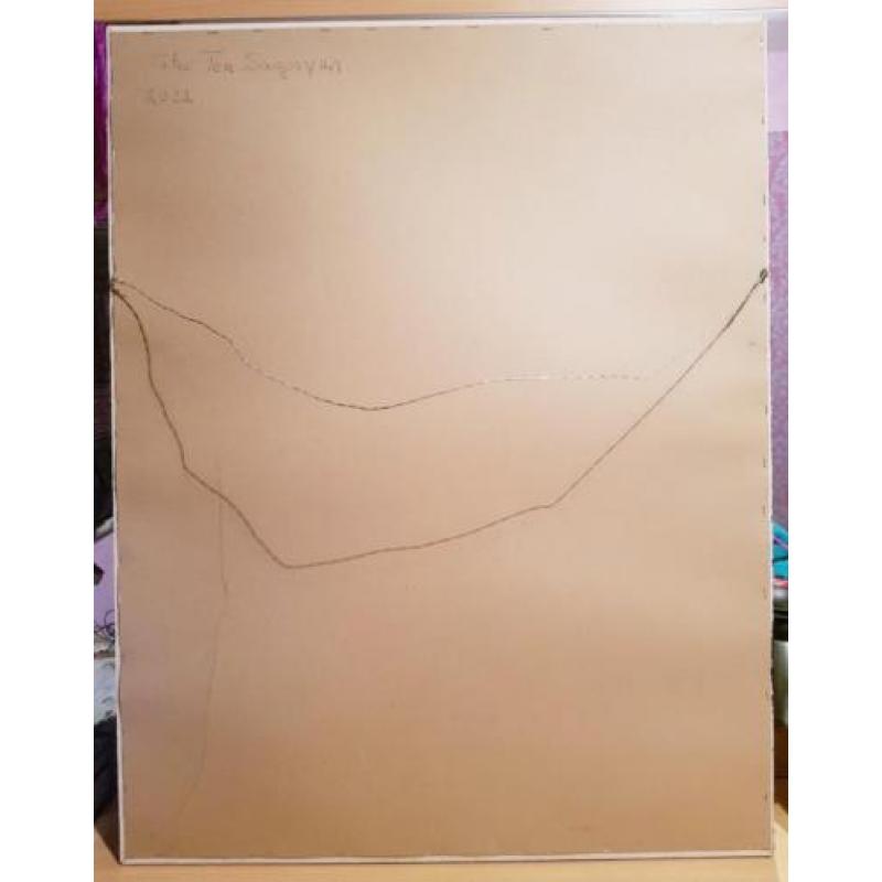 Abstracte kunst The Saddest Girl in the World uniek