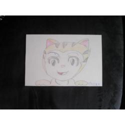 Tekening poes 16