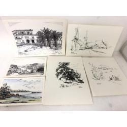 Diverse Landschap tekeningen