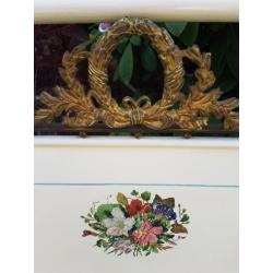 Schitterend Frans metalen bed