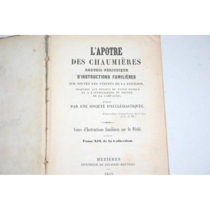 Elf delen uit de serie "L' apotre des chaumieres" 1849-1859