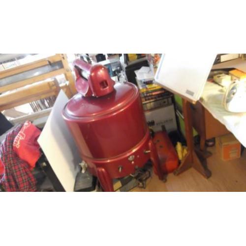 Vintage antiek wasmachine Gerstaureerd