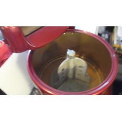 Vintage antiek wasmachine Gerstaureerd