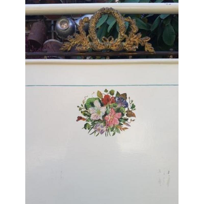 Schitterend Frans metalen bed