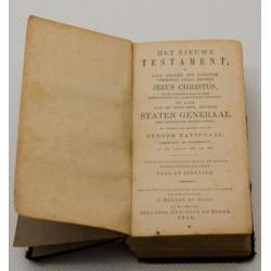 Kleine Statenbijbel uit 1918 geheel compleet