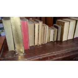 16 antieke boeken 1821-1939