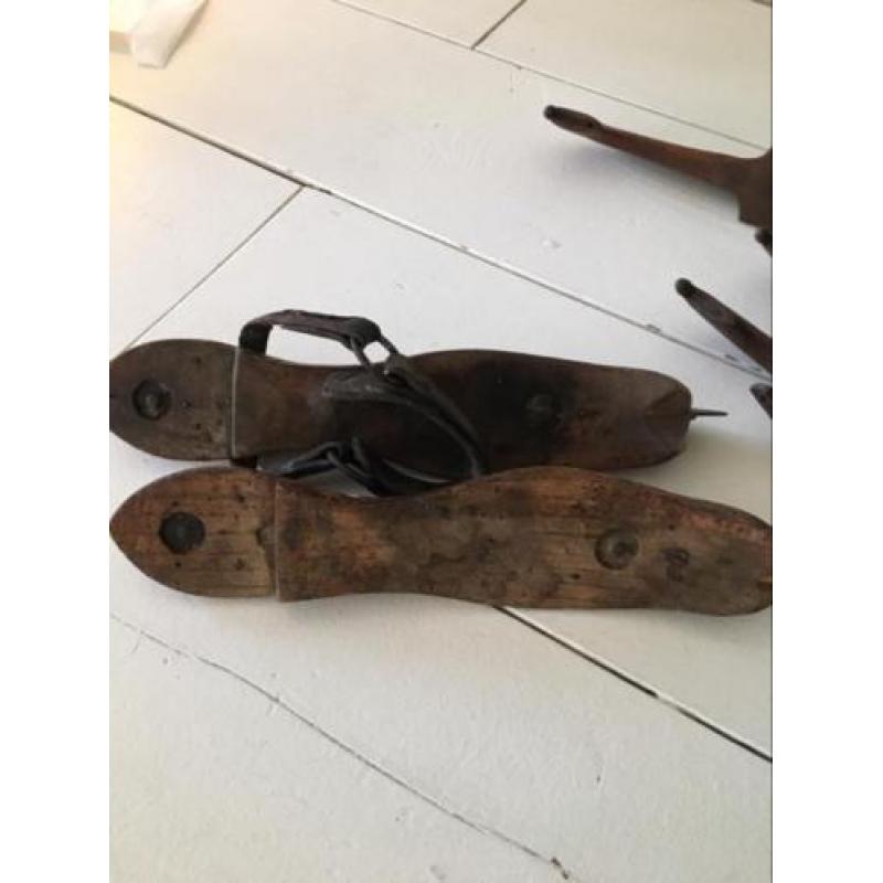 Oude schaatsen botjes