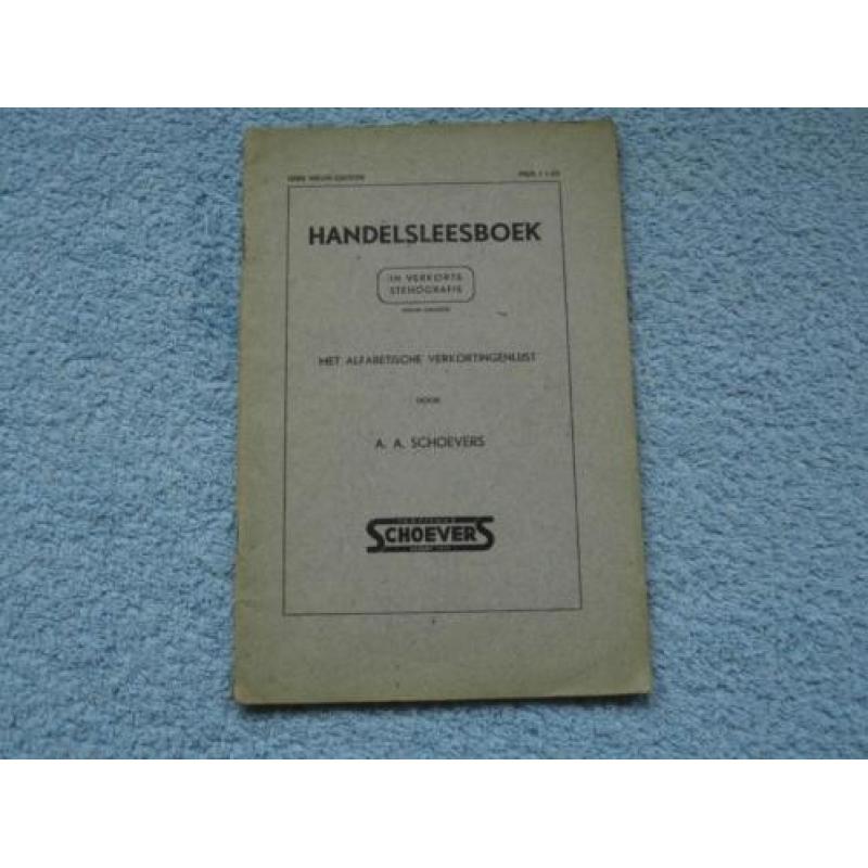Handelsleesboek in verkorte stenografie, met verkortingenli