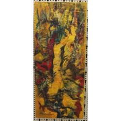 Nikolai Arnaudov, abstracte compositie in geel