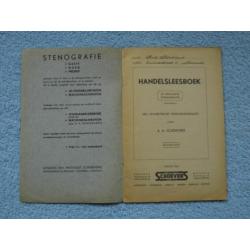 Handelsleesboek in verkorte stenografie, met verkortingenli