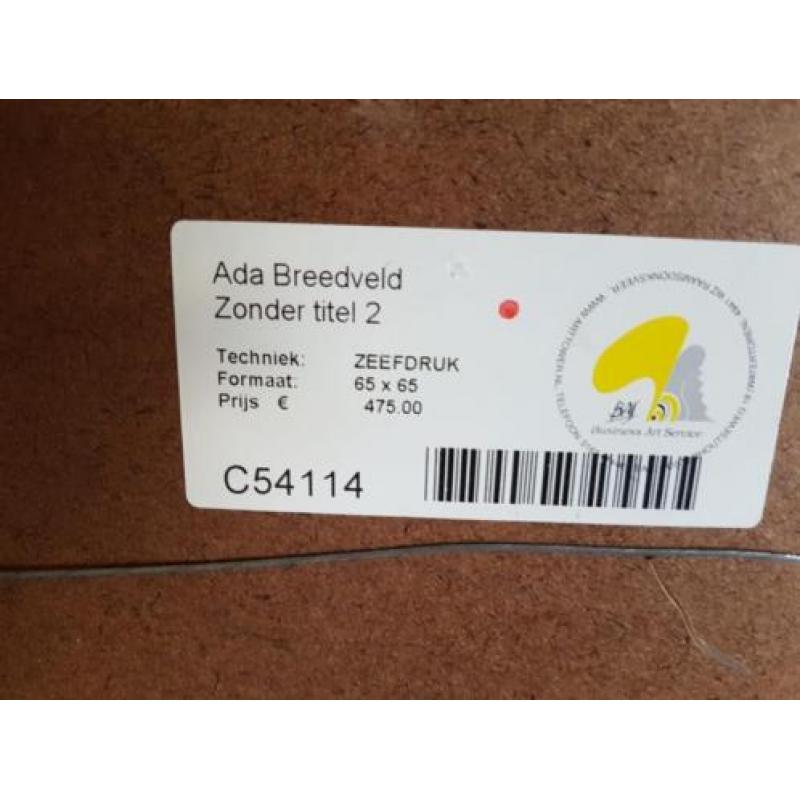 Zeefdruk Ada Breedveld
