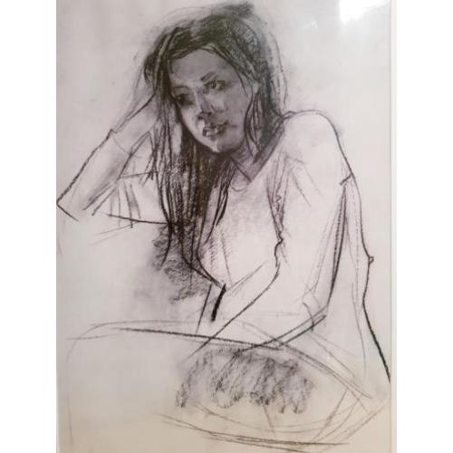 Abstracte kunst The Saddest Girl in the World uniek