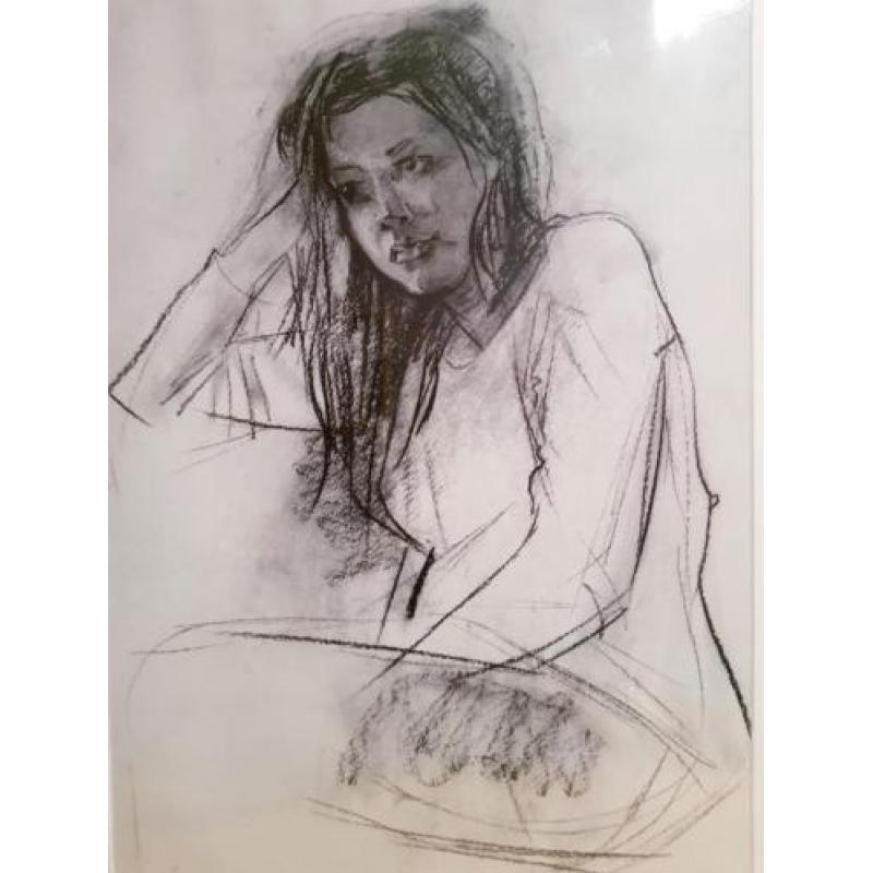 Abstracte kunst The Saddest Girl in the World uniek