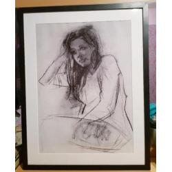 Abstracte kunst The Saddest Girl in the World uniek