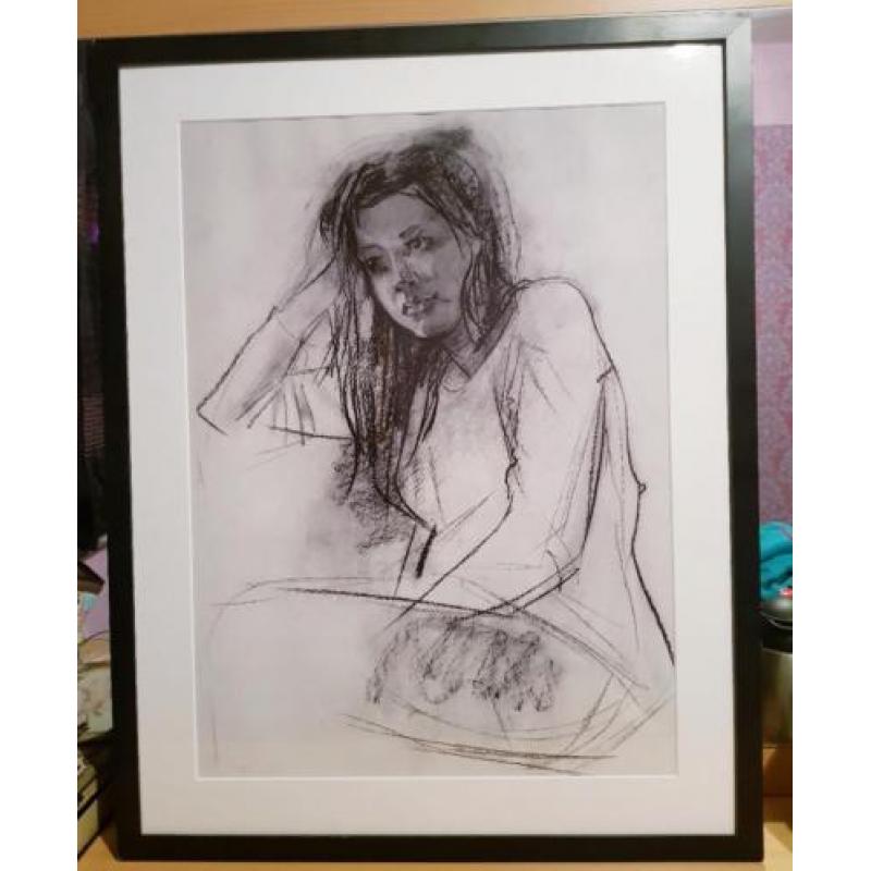 Abstracte kunst The Saddest Girl in the World uniek