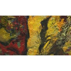 Nikolai Arnaudov, abstracte compositie in geel