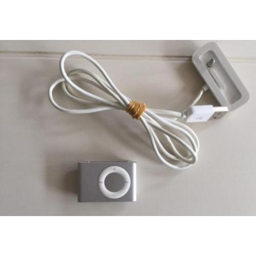 NIEUW Apple iPod Shuffle tweede generatie 1 GB + oplader €30