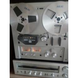 Te koop AKAI GX 215D blank met Stofkap