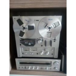 Te koop AKAI GX 215D blank met Stofkap