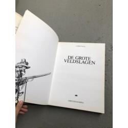 Oud boek De Grote Veldslagen