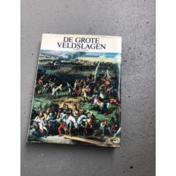 Oud boek De Grote Veldslagen