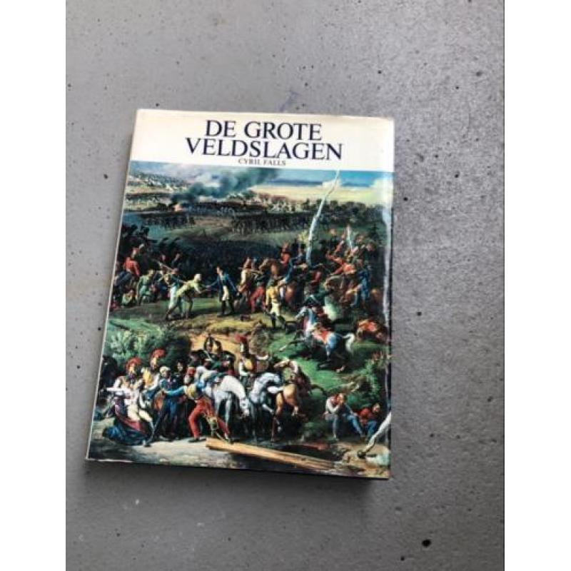 Oud boek De Grote Veldslagen