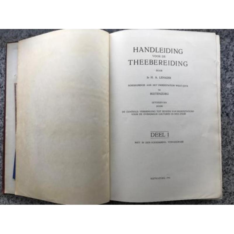 Handleiding voor de theebereiding deel I + II (Indië)
